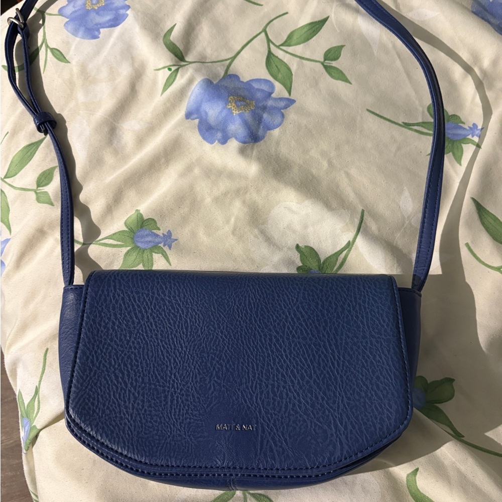 Matt & Nat Deep Blue Vegan Leather Wallet